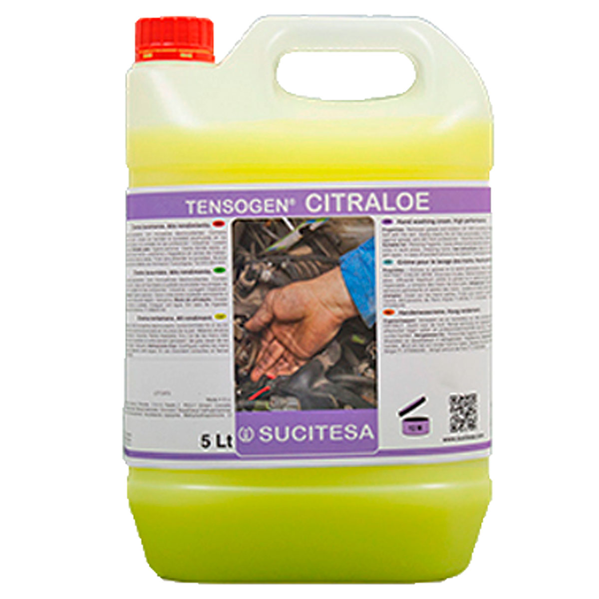 JABON MECANICO 5 LITROS TENSOGEN CITRALOE SUCITESA