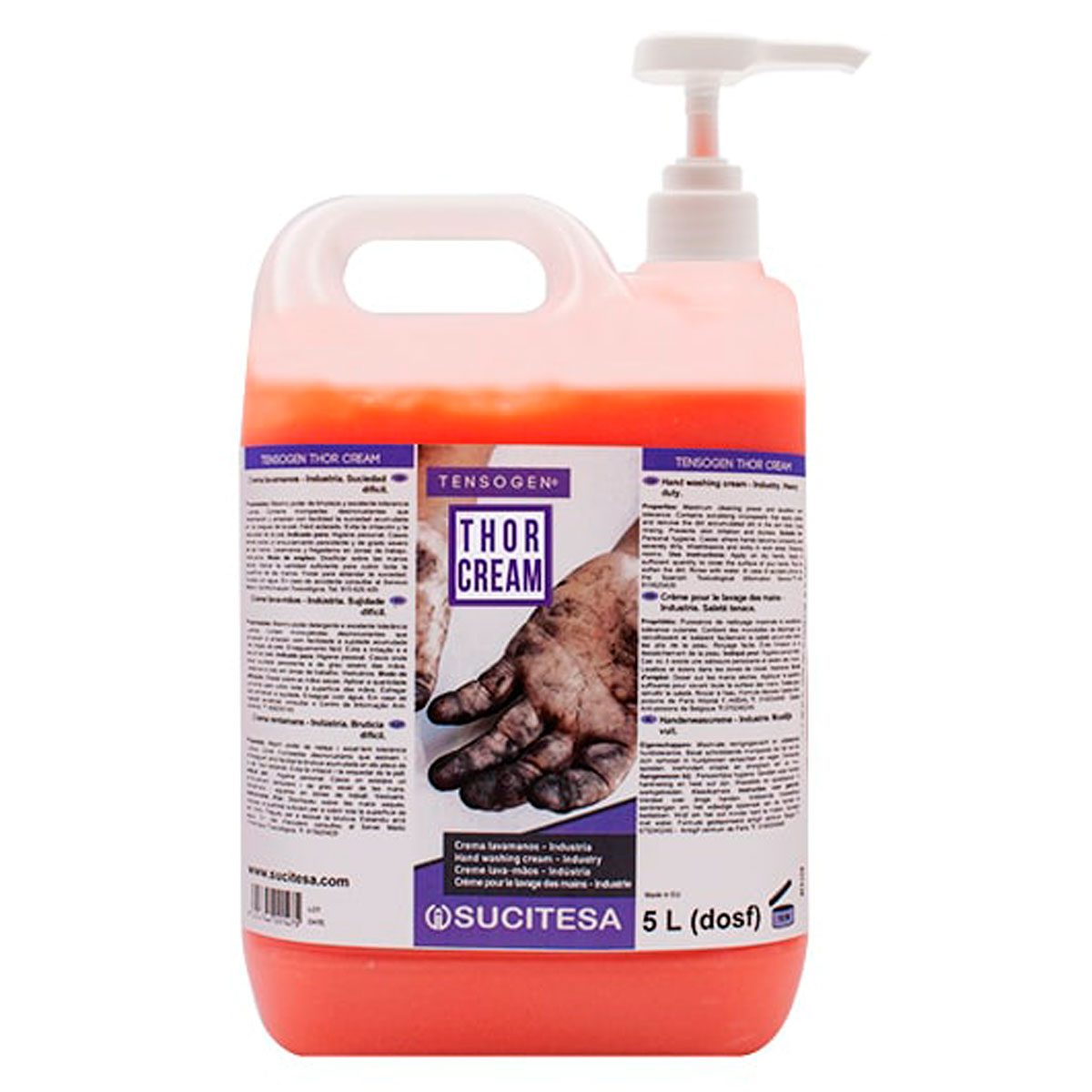 JABON MECANICO C/VALVULA 5 KL TENSOGEN THOR CREAM