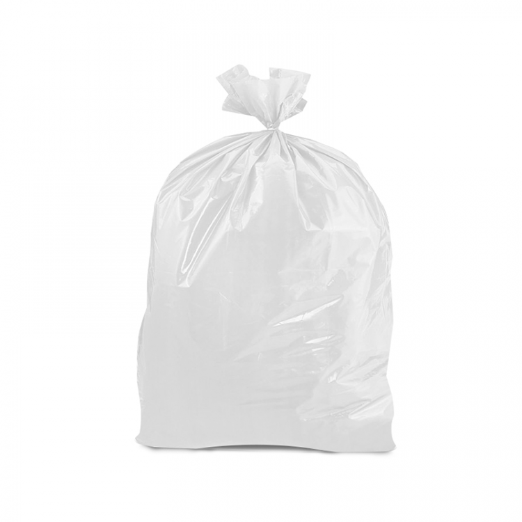 BOLSA BASURA PAPELERO BLANCA 55X60 CM. 50 UNID.