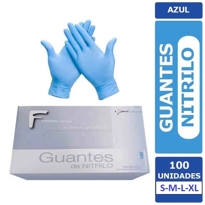 GUANTE NITRILO CAJA 100 UNIDADES / 50 PARES.T/XS-S-M-L-XL - Imagen 4