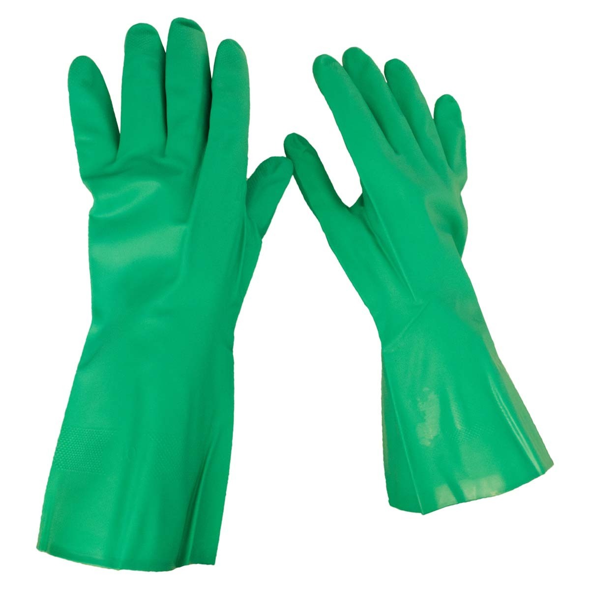 GUANTES DE NITRILO VERDE PAR - Imagen 2