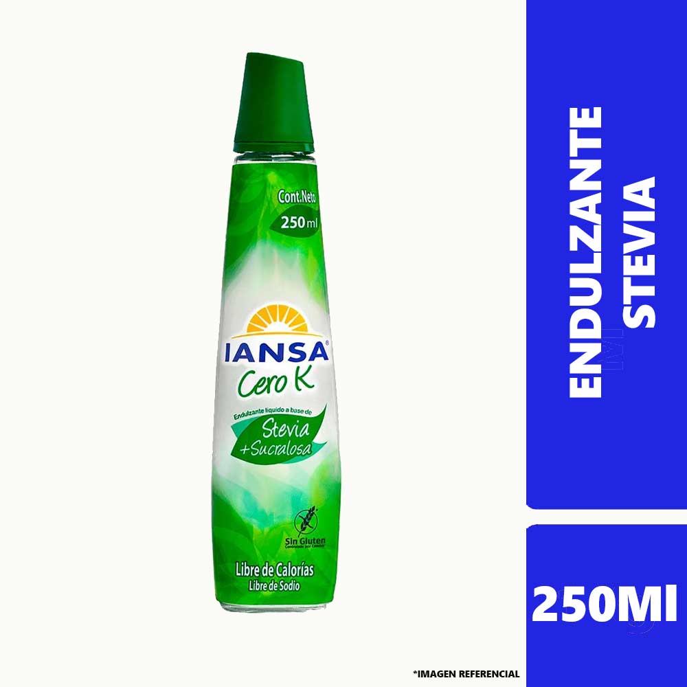 ENDULZANTE STEVIA IANSA CERO K BOT 250 ML