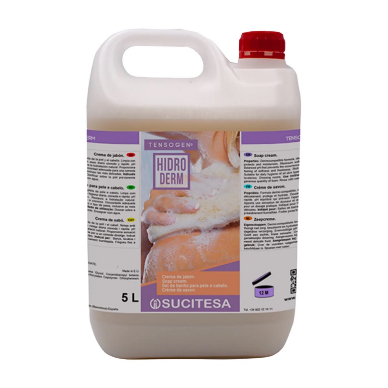 TENSOGEN HIDRODERM JABON Y SHAMPOO SUCITESA BIDON 5 LTS. - Imagen 2